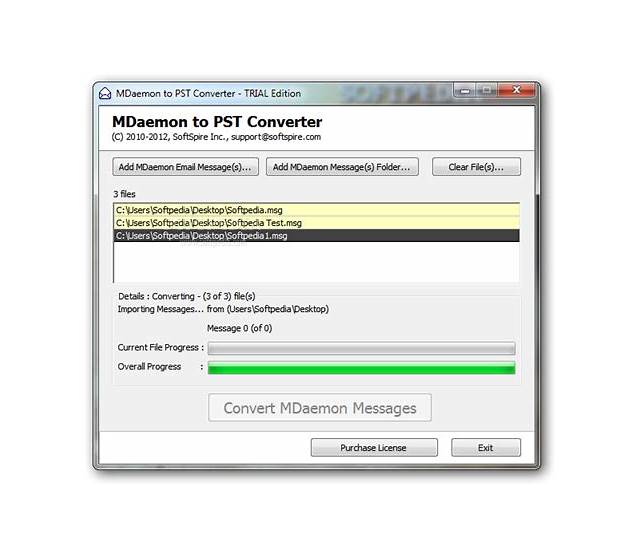 MDaemon to PST Converter (Windows) software [softspire-inc]
